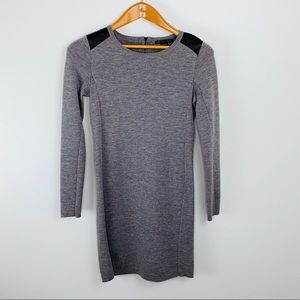 Armani Exchange Grey Knit Dress Sz XS